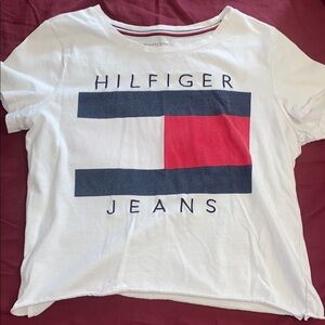 Tommy Hilfiger White Logo T-Shirt